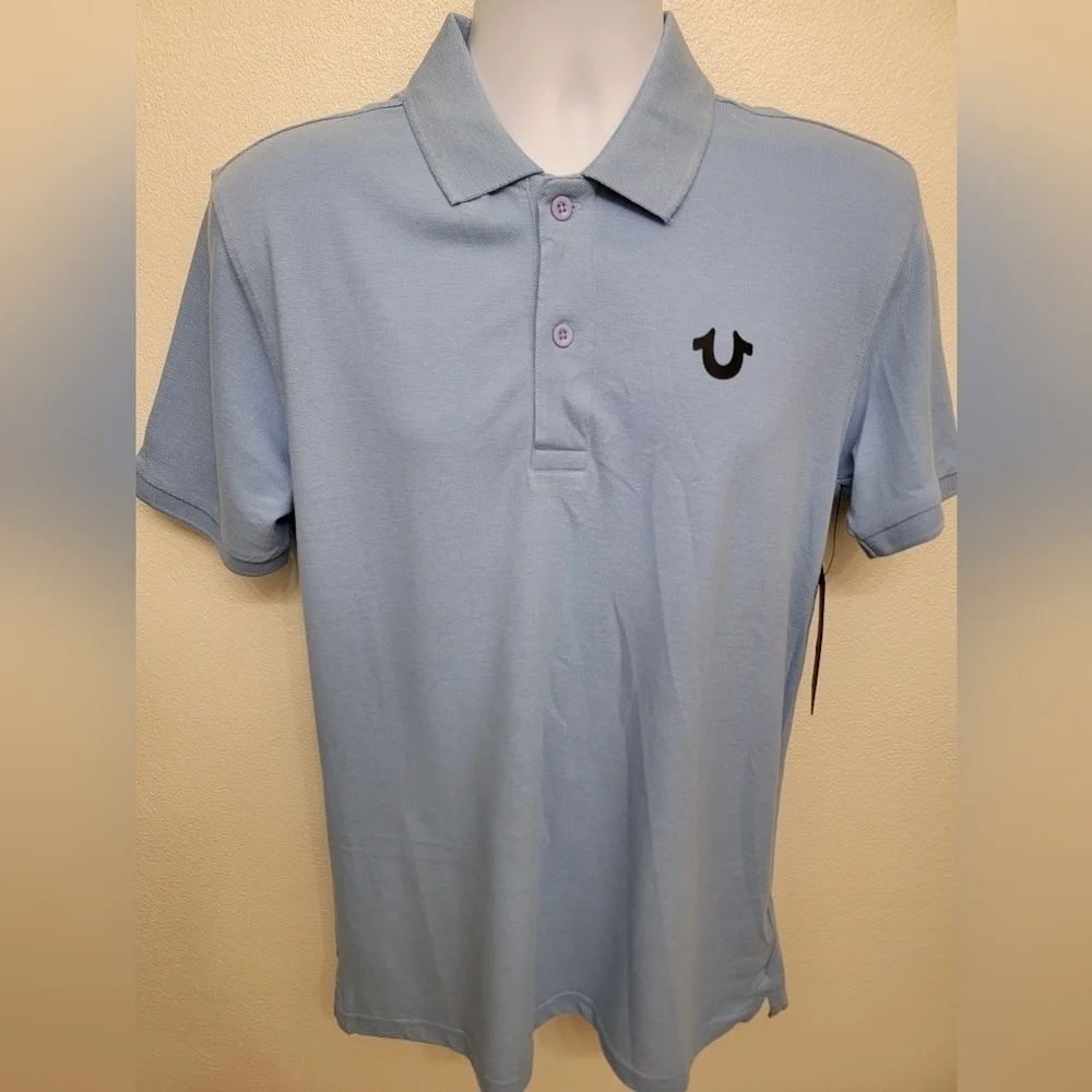 NWT True Religion Men's Short Sleeve Polo Shirt